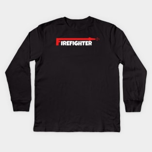 firefighter Kids Long Sleeve T-Shirt